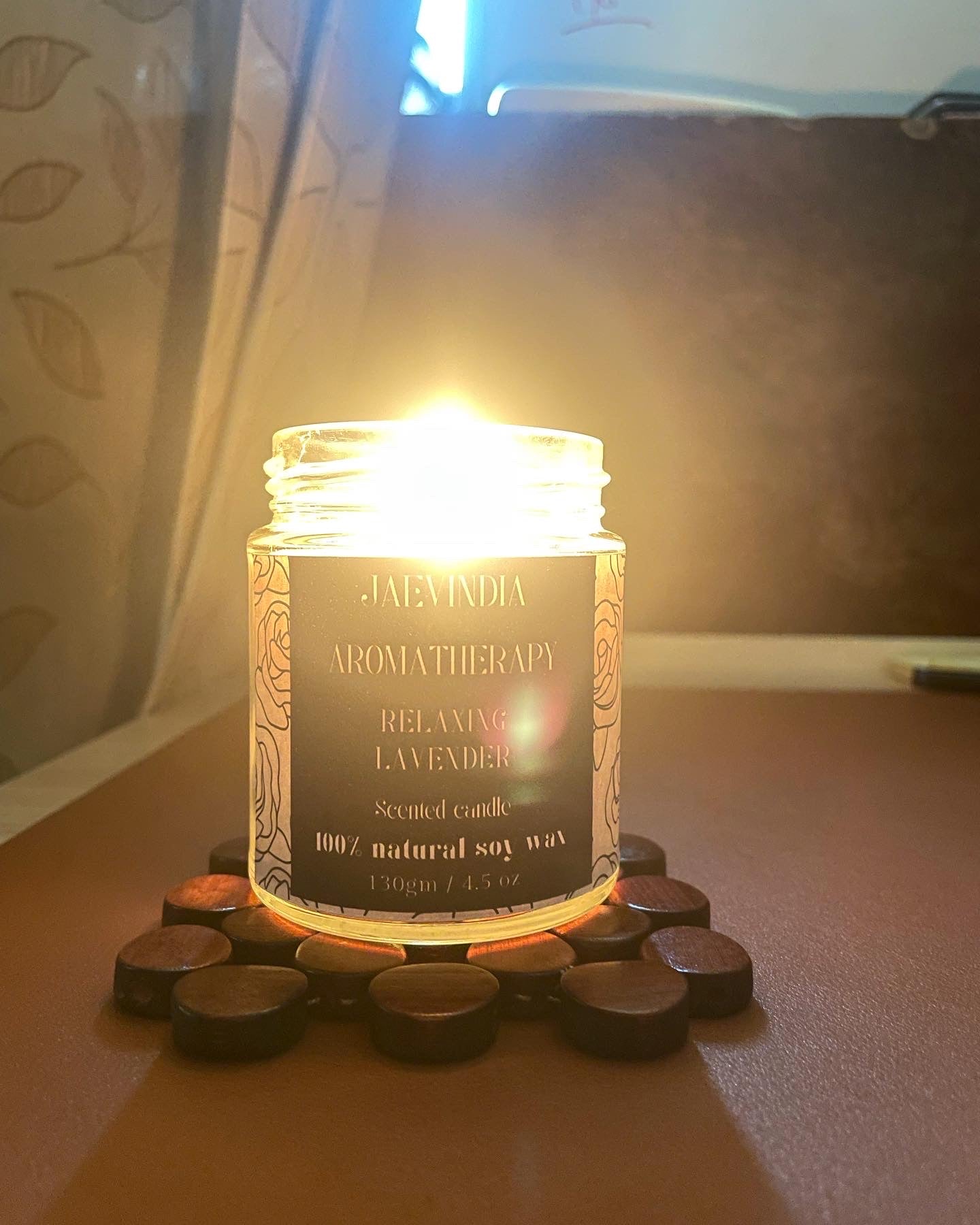 RELAXING LAVENDER JAR CANDLE