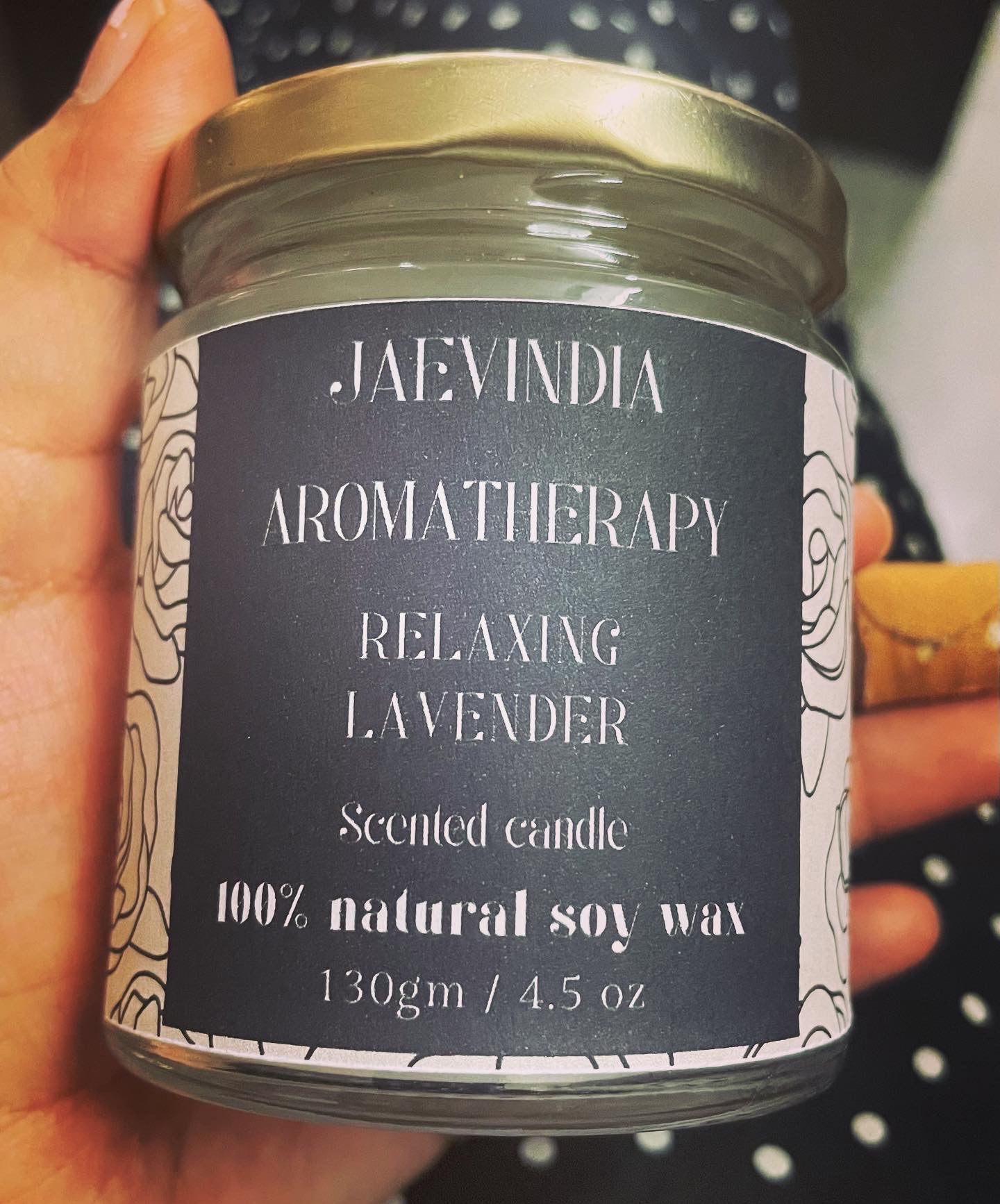 RELAXING LAVENDER JAR CANDLE