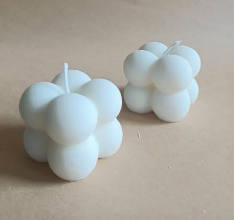 SMALL BUBBLE CANDLE – PAIR OF 2