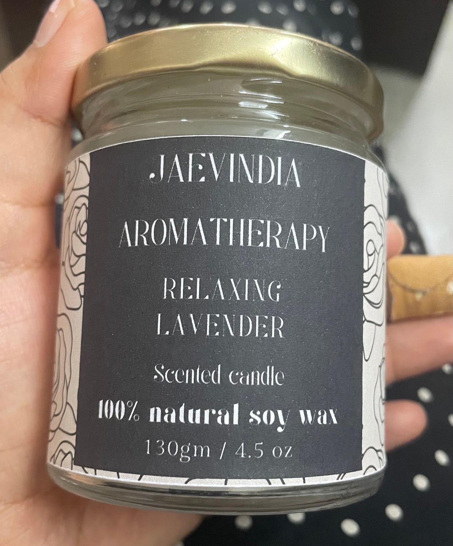 RELAXING LAVENDER JAR CANDLE