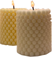 Bubble cylinder candle