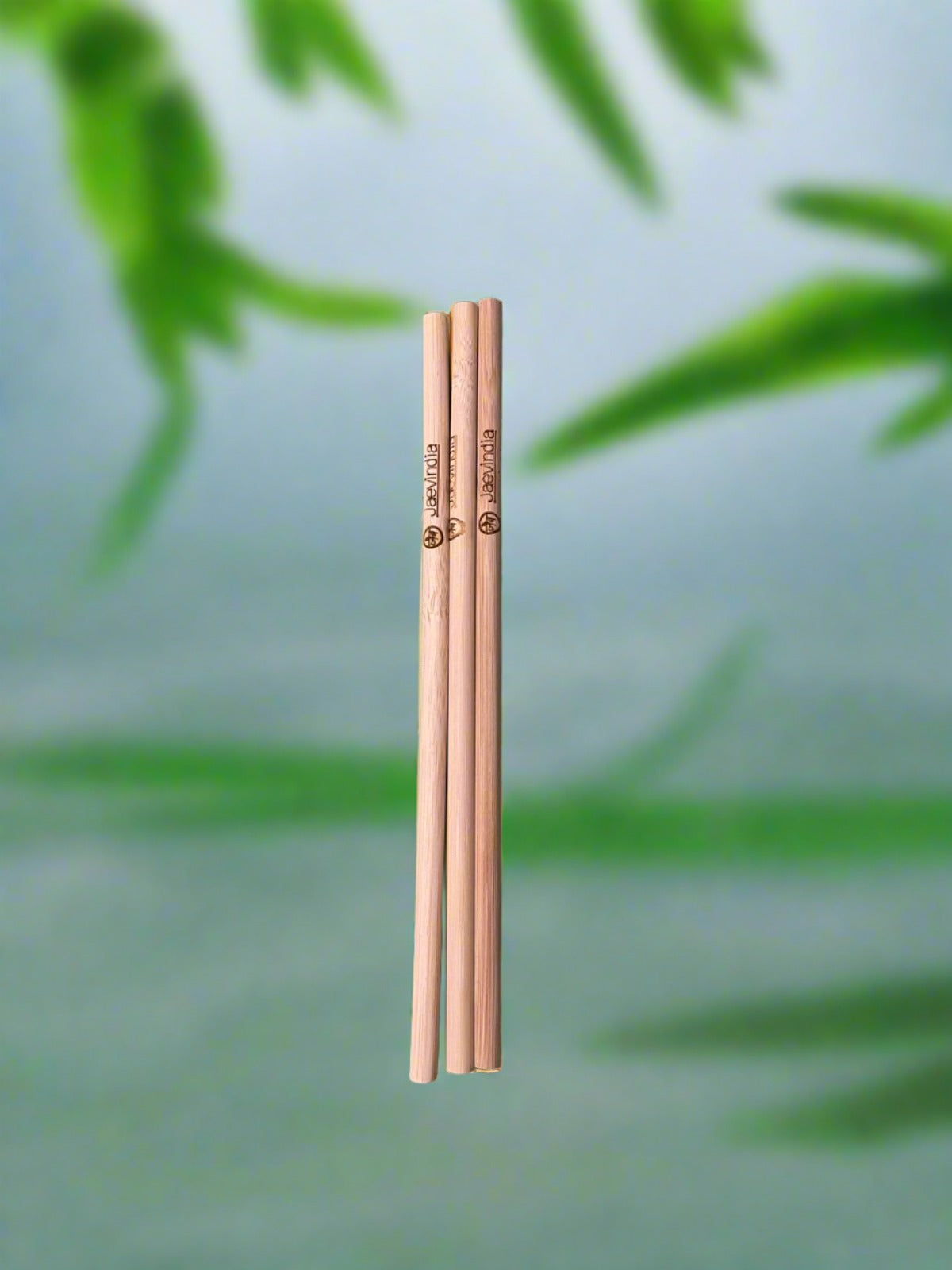 Bamboo straw ( pack of 3 )