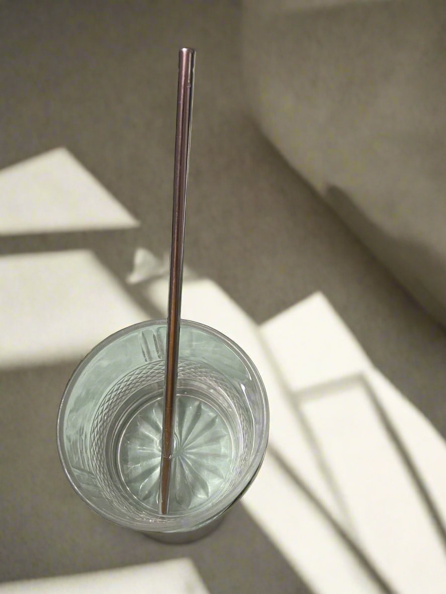 Steel straw