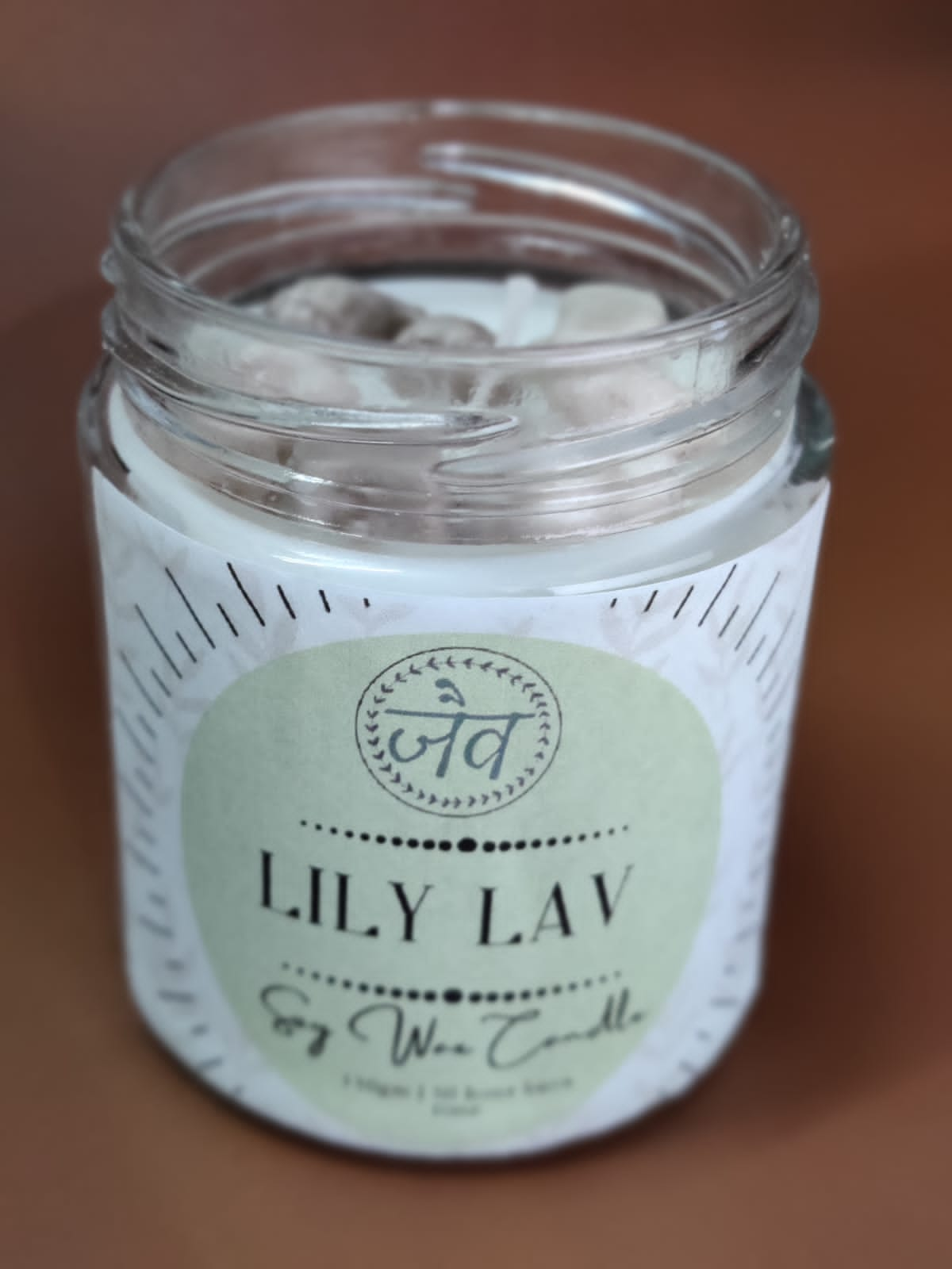 Lily Lav Scented Jar Candle